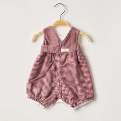 Ana Almeida Barboteuses Fille Couleur Rouge