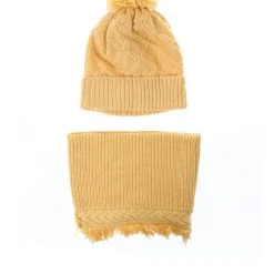 Beckaro Bonnets Enfant Couleur Jaune