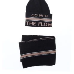 Beckaro Bonnets Enfant Couleur Noir