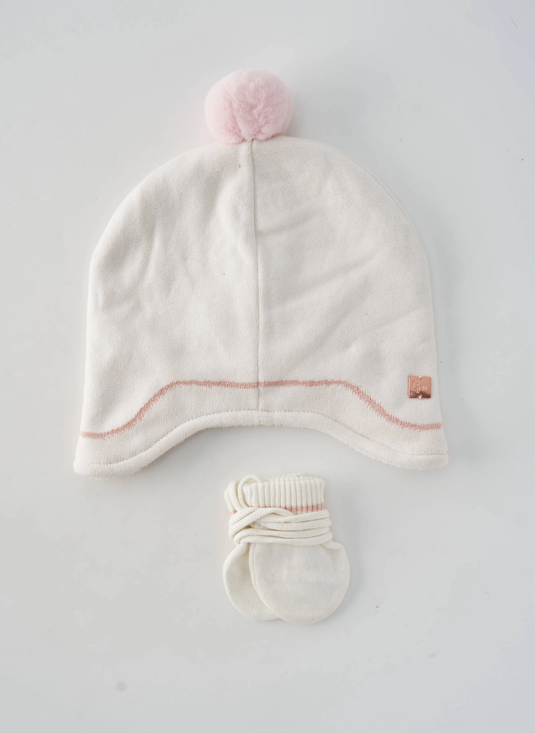 Carrement Beau Bonnets Fille Couleur Blanc – Image 2