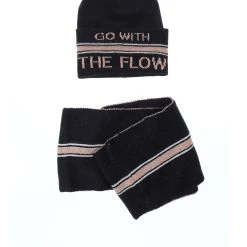 Beckaro Bonnets Fille Couleur Noir