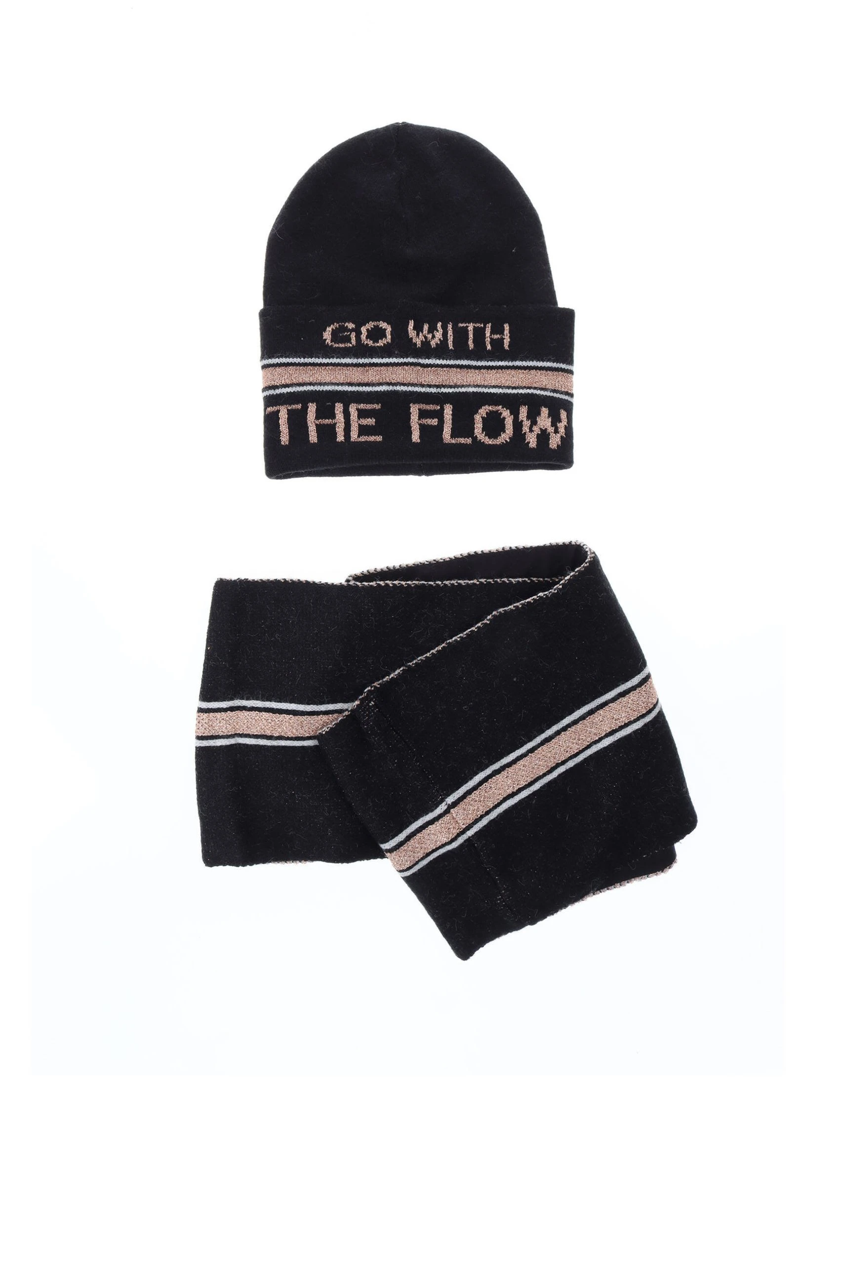 Beckaro Bonnets Fille Couleur Noir