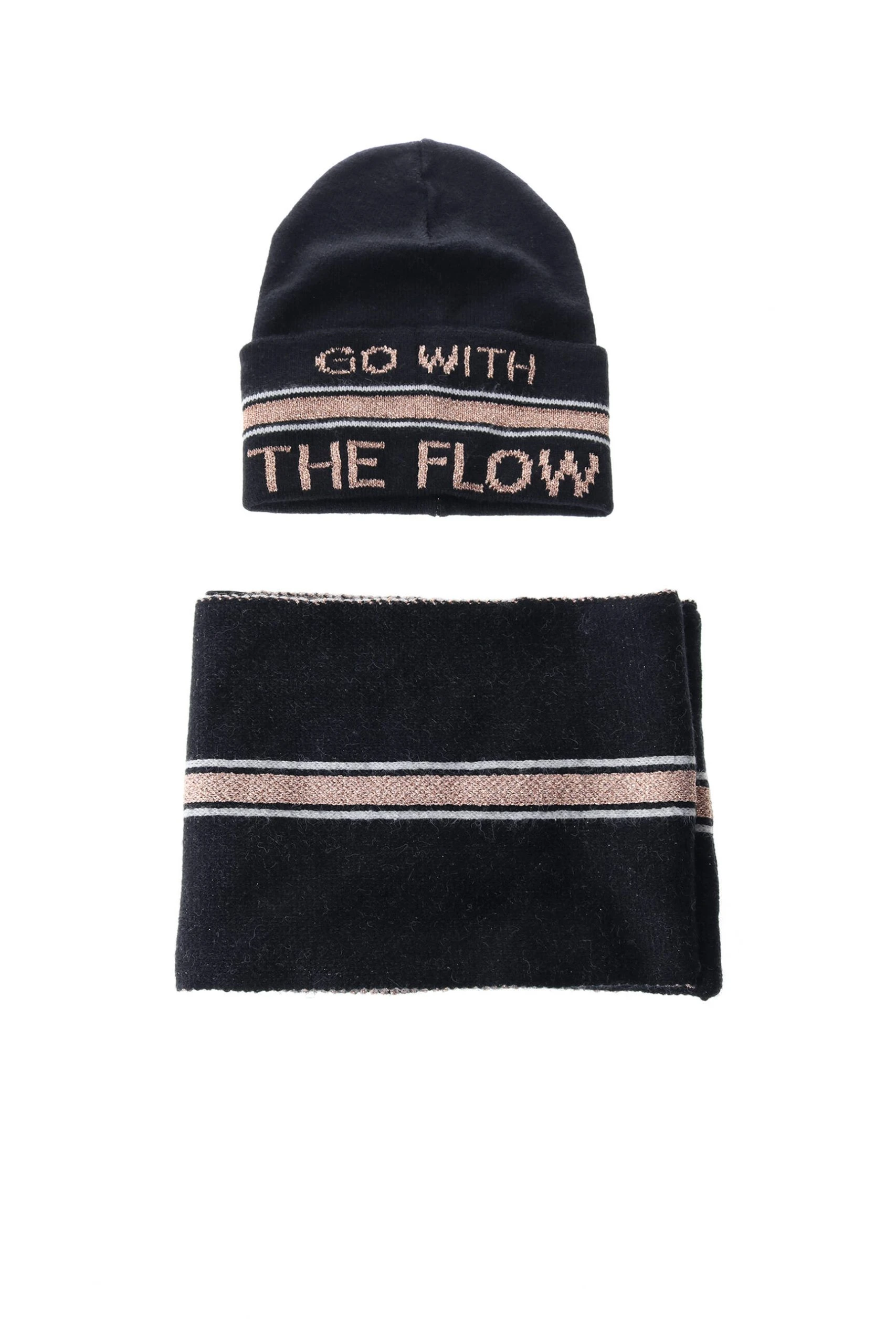 Beckaro Bonnets Fille Couleur Noir