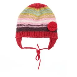 Berlingot Bonnets Fille Couleur Rouge