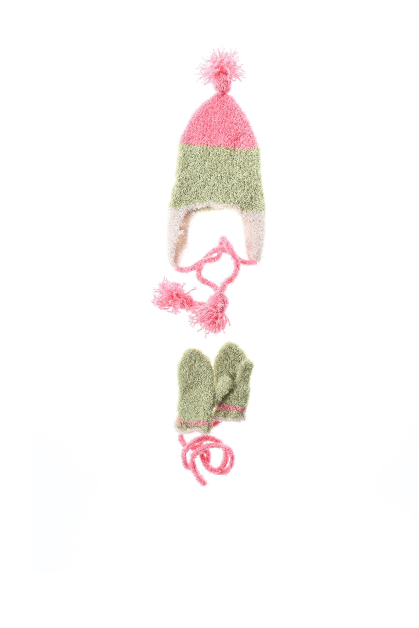 3 Pommes Bonnets Fille Couleur Vert