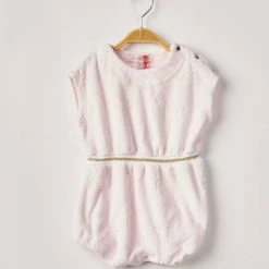 Lili Gaufrette Combi Shorts Fille Couleur Rose