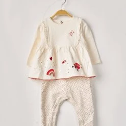 65 Combinaisons 1 Fille Couleur Beige