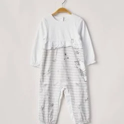 3 Pommes Combinaisons 1 Fille Couleur Blanc