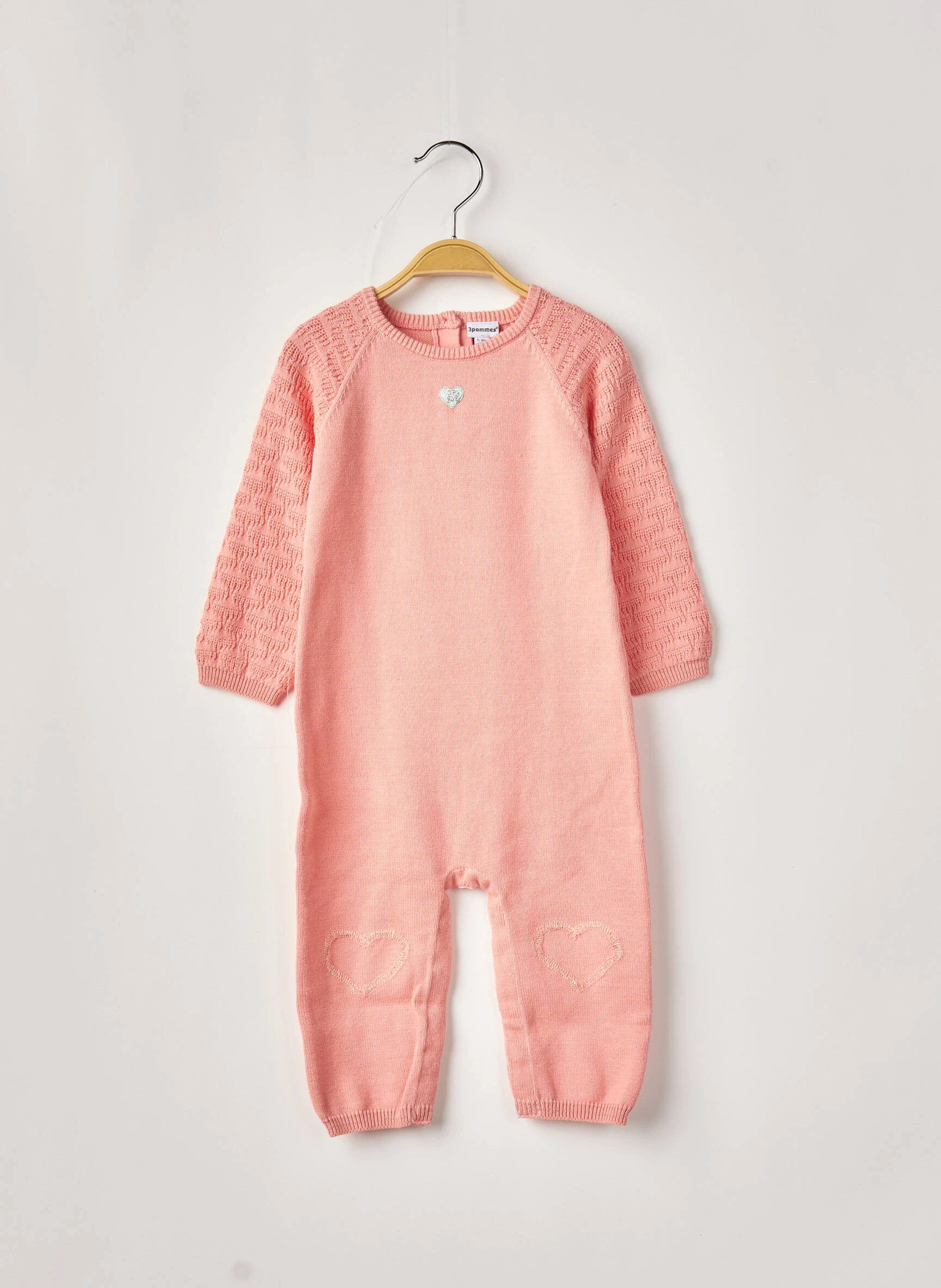 3 Pommes Combinaisons 1 Fille Couleur Orange