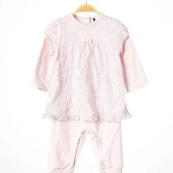 3 Pommes Combinaisons 1 Fille Couleur Rose