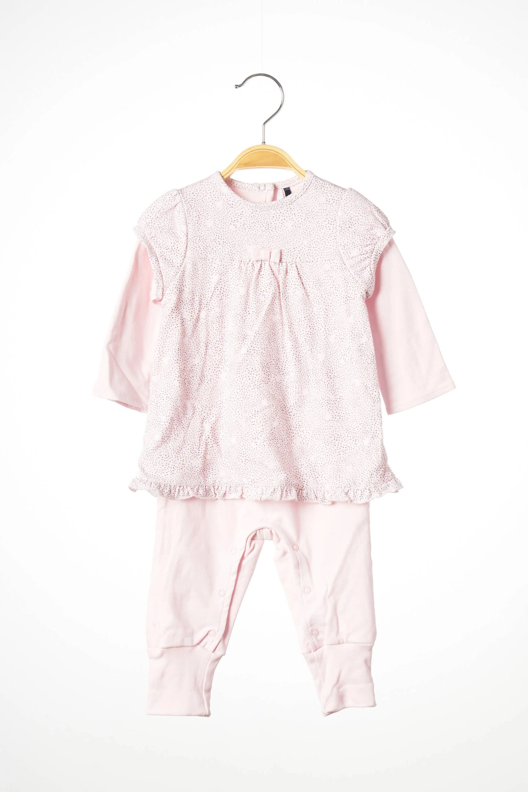 3 Pommes Combinaisons 1 Fille Couleur Rose