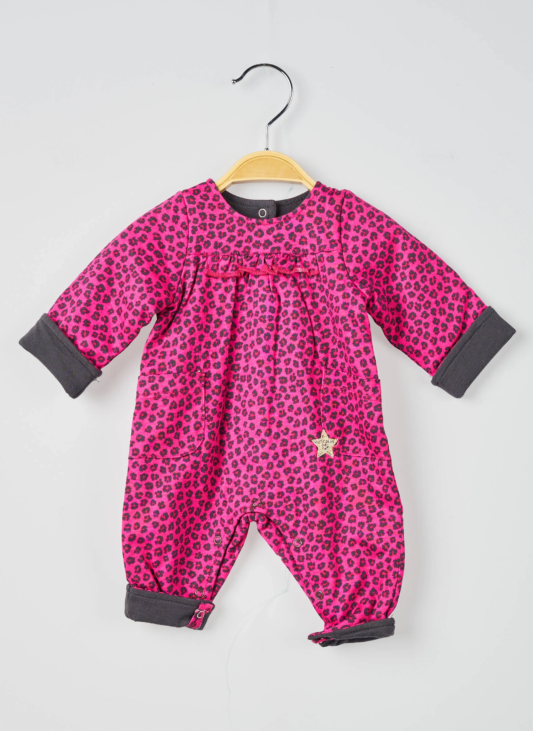 3 Pommes Combinaisons 1 Fille Couleur Rose