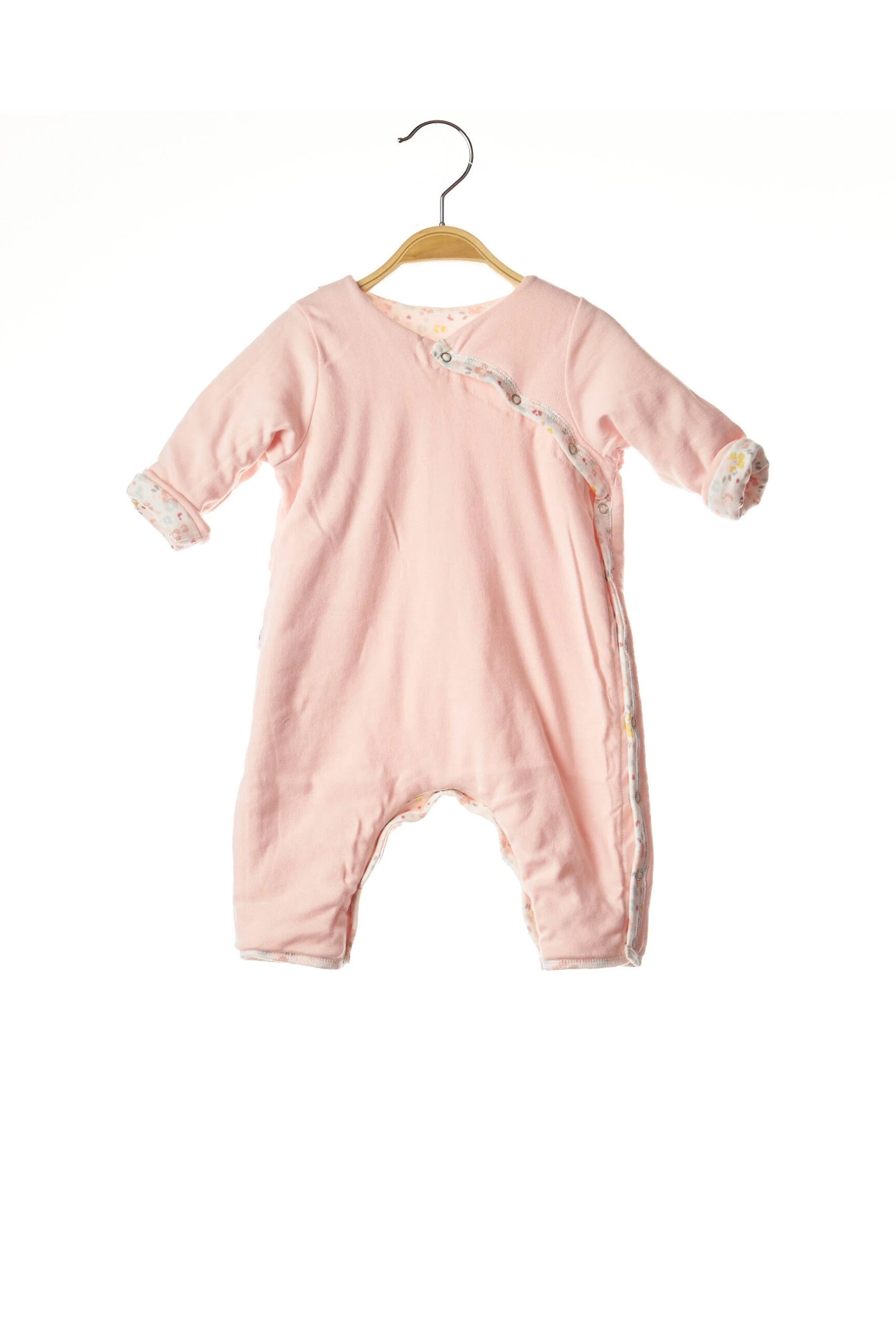 Petit Bateau Combinaisons 1 Fille Couleur Rose – Image 2
