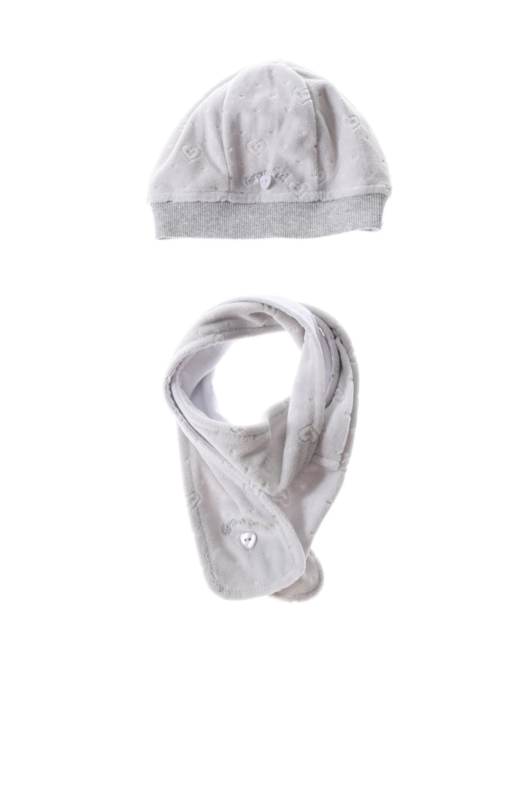 Wiplala Echarpes Gants Fille Couleur Gris