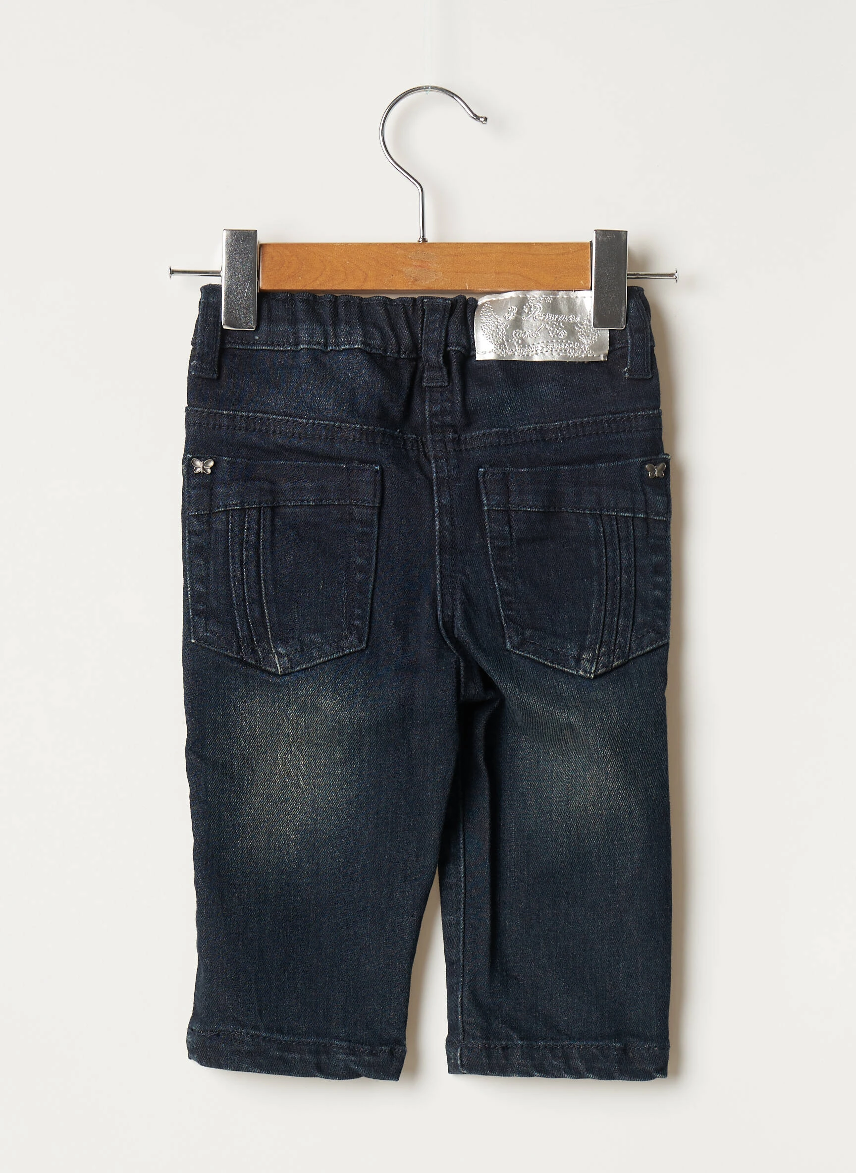 3 Pommes Jeans Coupe Droite Enfant Couleur Bleu – Image 2