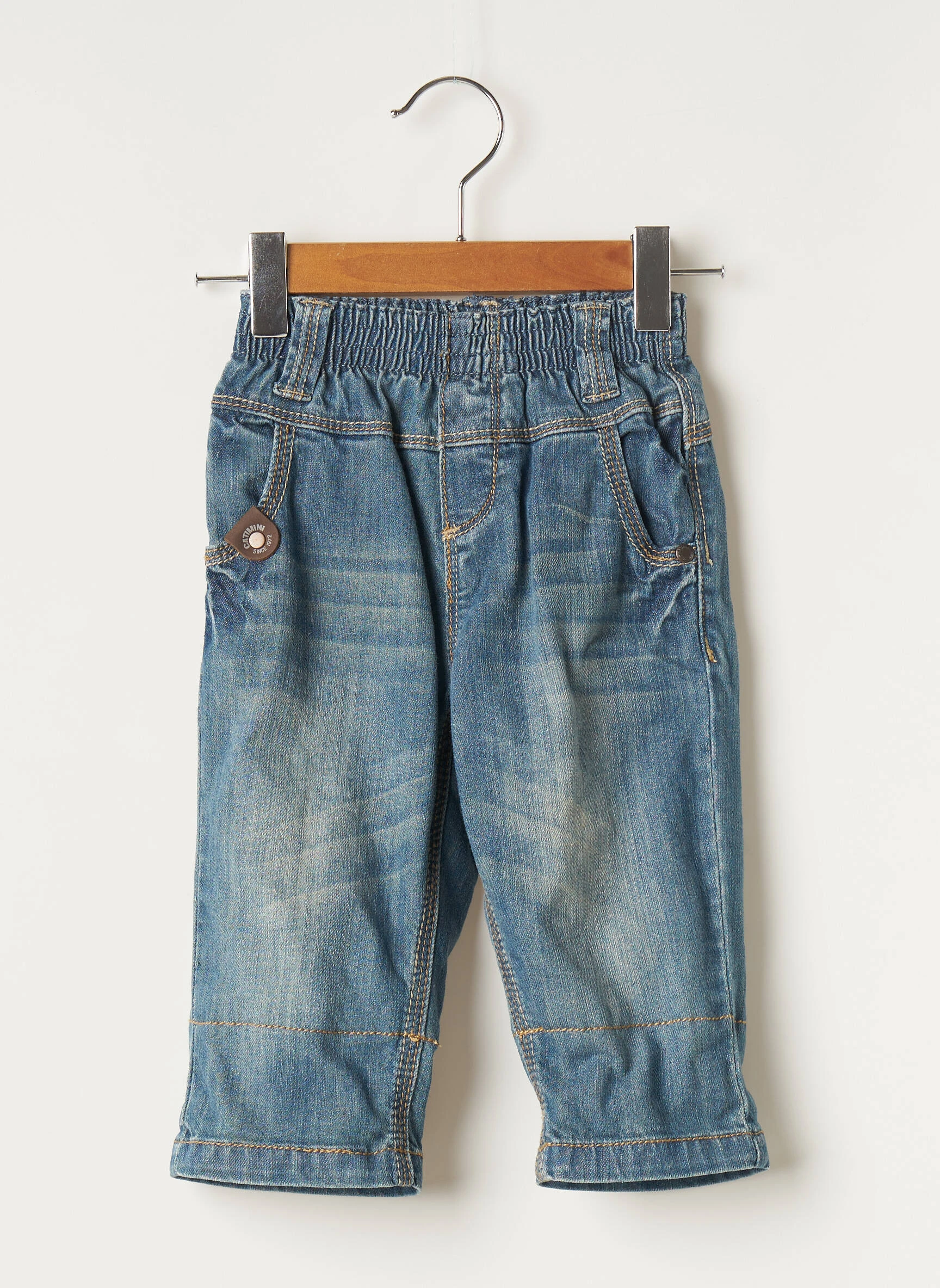 Catimini Jeans Coupe Droite Enfant Couleur Bleu