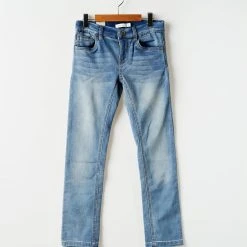 Name It Jeans Coupe Droite Enfant Couleur Bleu