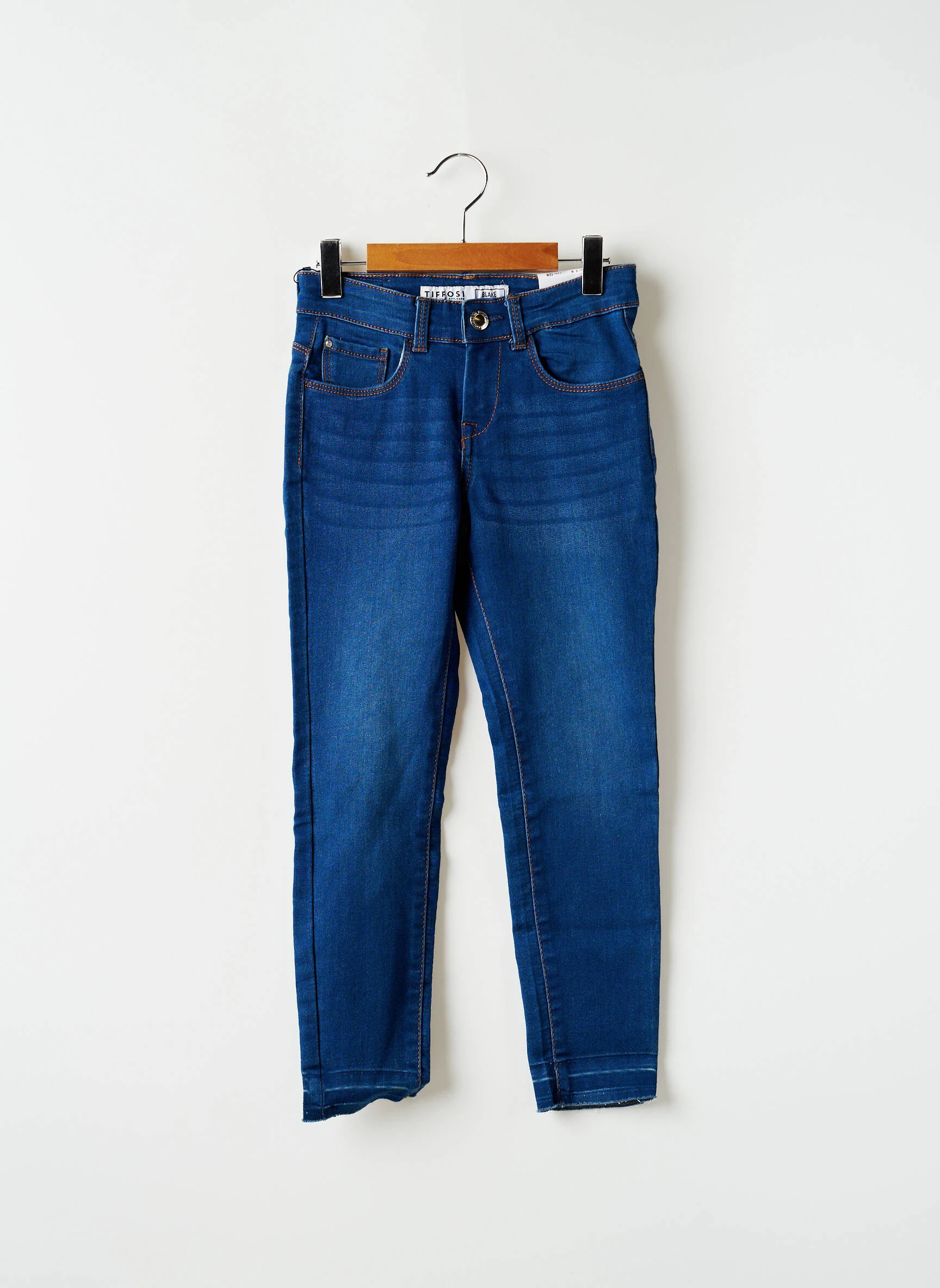 Tiffosi Jeans Coupe Droite Enfant Couleur Bleu