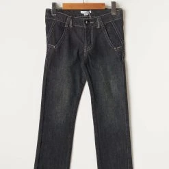 Confetti Jeans Coupe Droite Enfant Couleur Noir