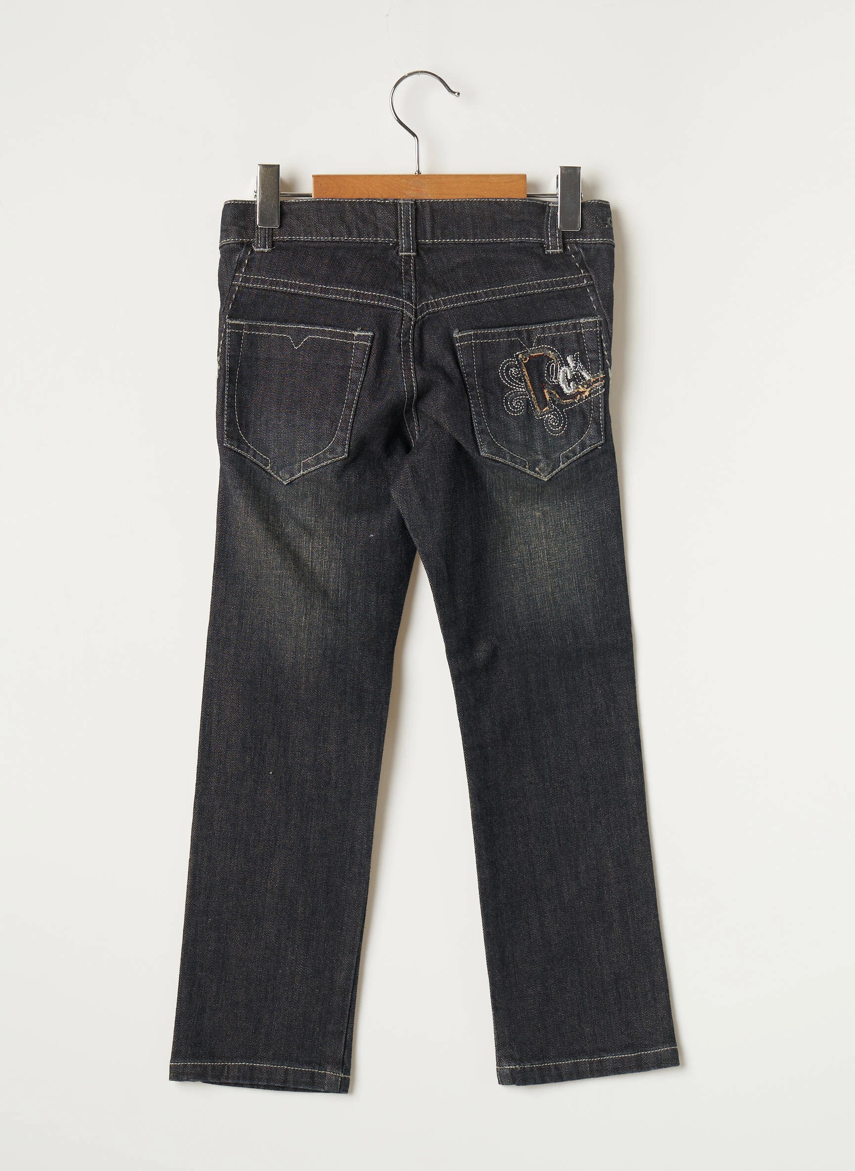 Confetti Jeans Coupe Droite Enfant Couleur Noir – Image 2