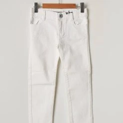 Ikks Jeans Coupe Slim Enfant Couleur Blanc