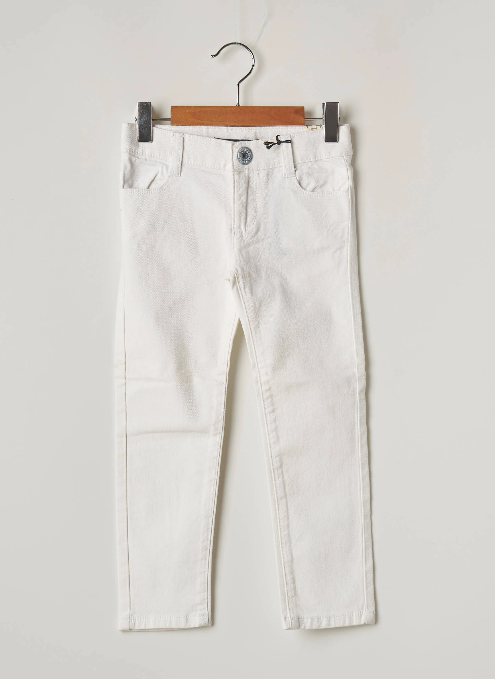 Ikks Jeans Coupe Slim Enfant Couleur Blanc