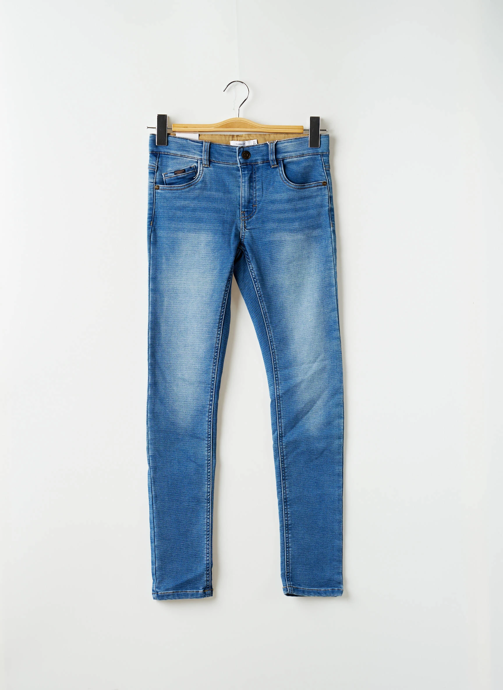 Name It Jeans Coupe Slim Enfant Couleur Bleu