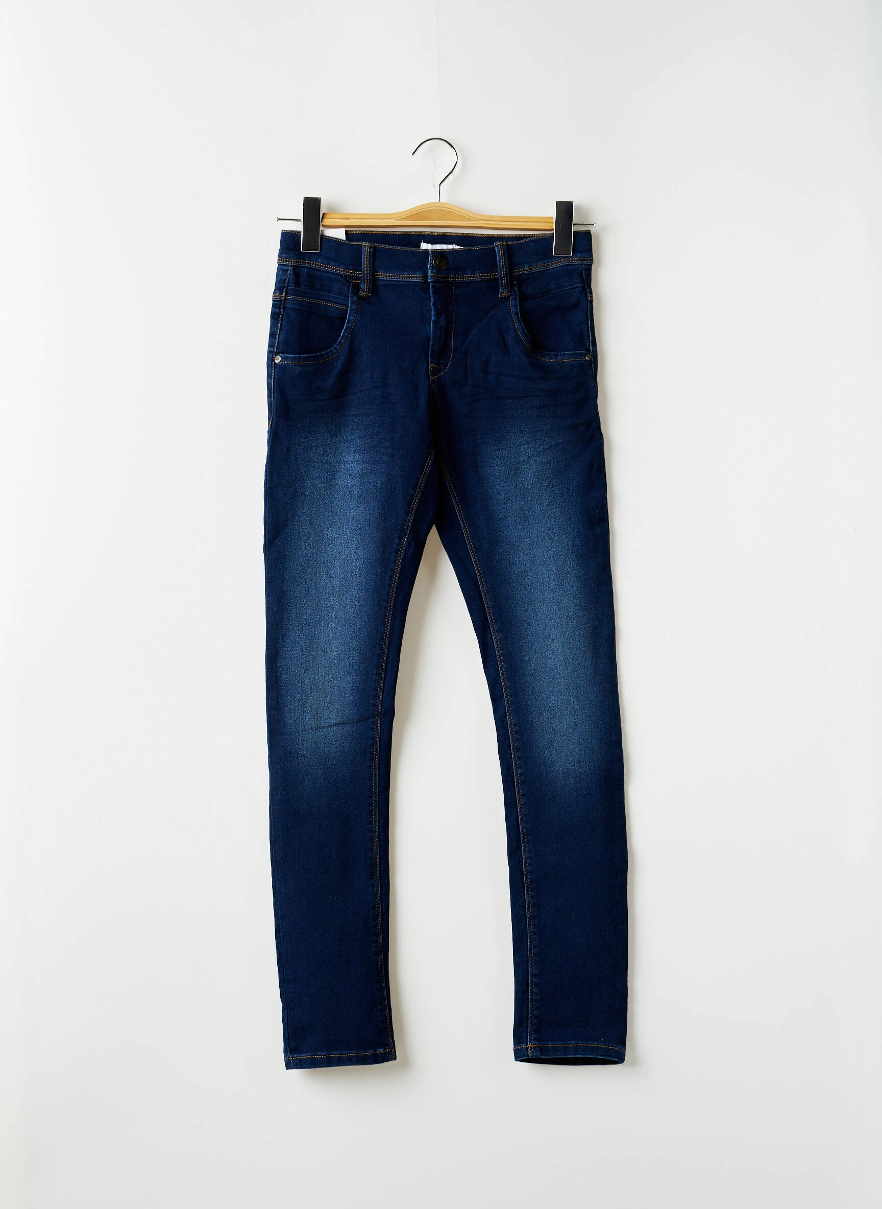 Name It Jeans Coupe Slim Enfant Couleur Bleu