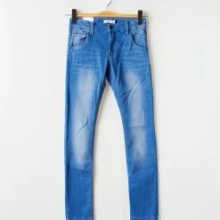 Name It Jeans Coupe Slim Enfant Couleur Bleu