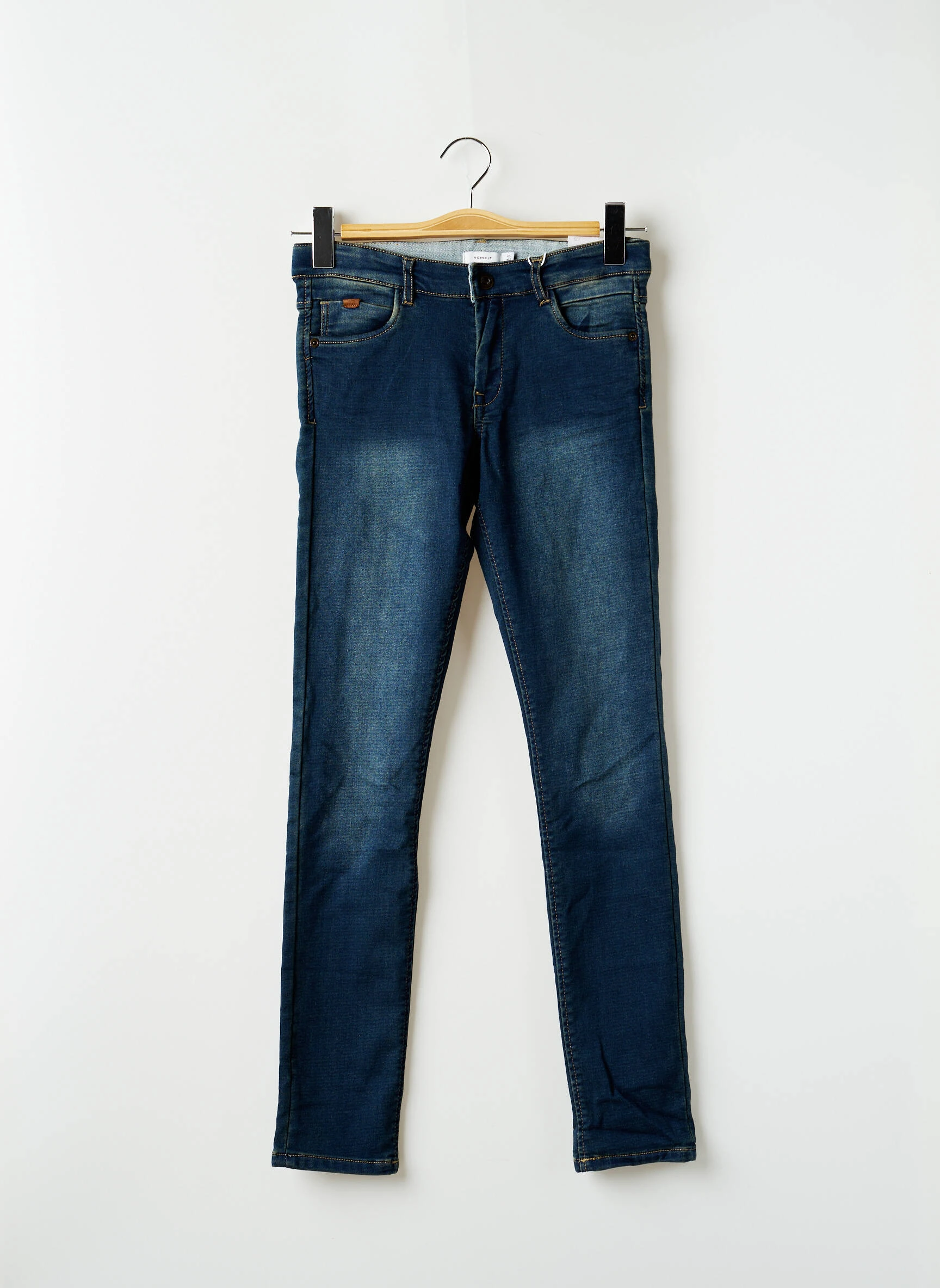 Name It Jeans Coupe Slim Enfant Couleur Bleu