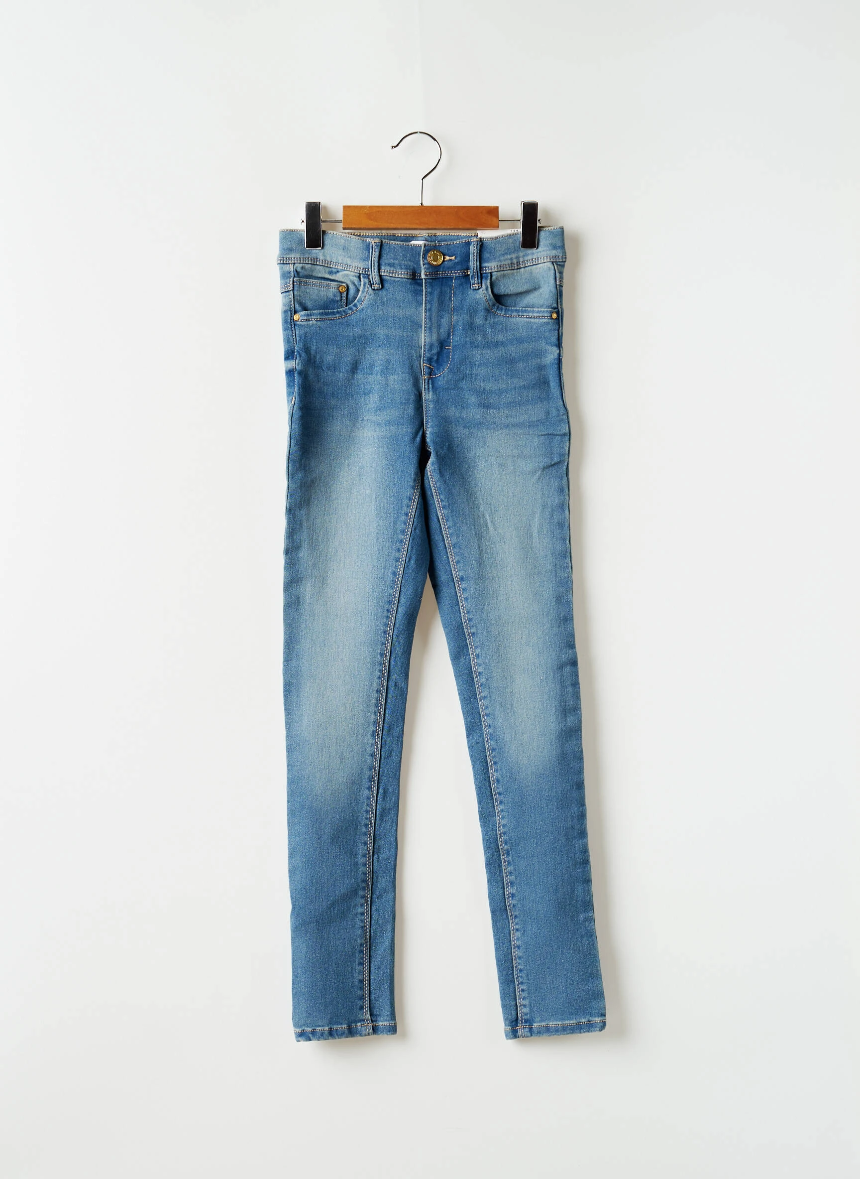 Name It Jeans Coupe Slim Enfant Couleur Bleu