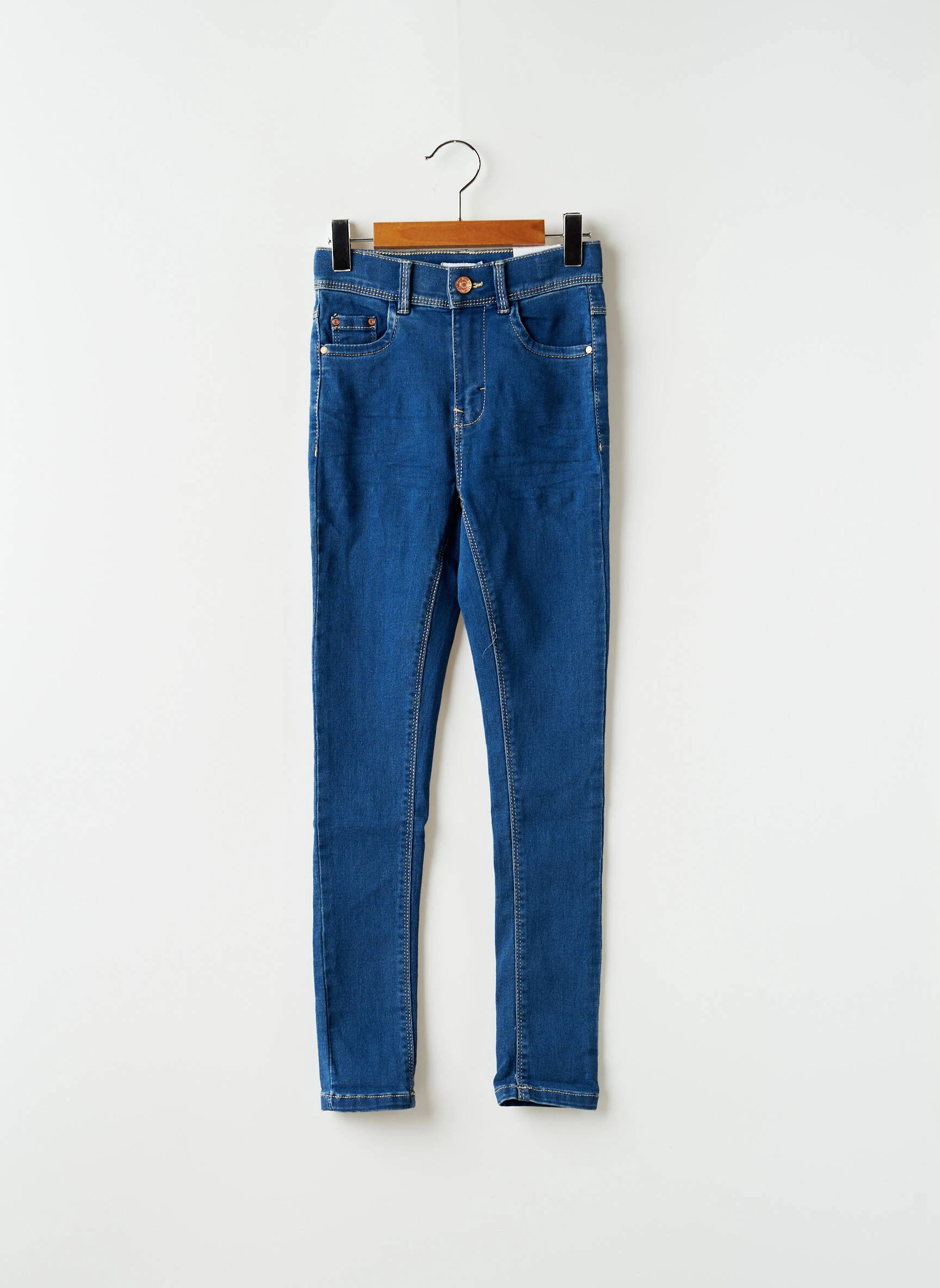 Name It Jeans Coupe Slim Enfant Couleur Bleu