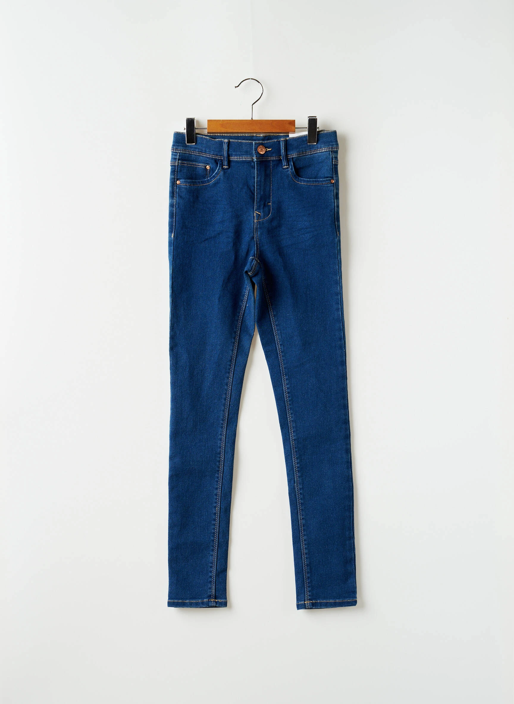 Name It Jeans Coupe Slim Enfant Couleur Bleu