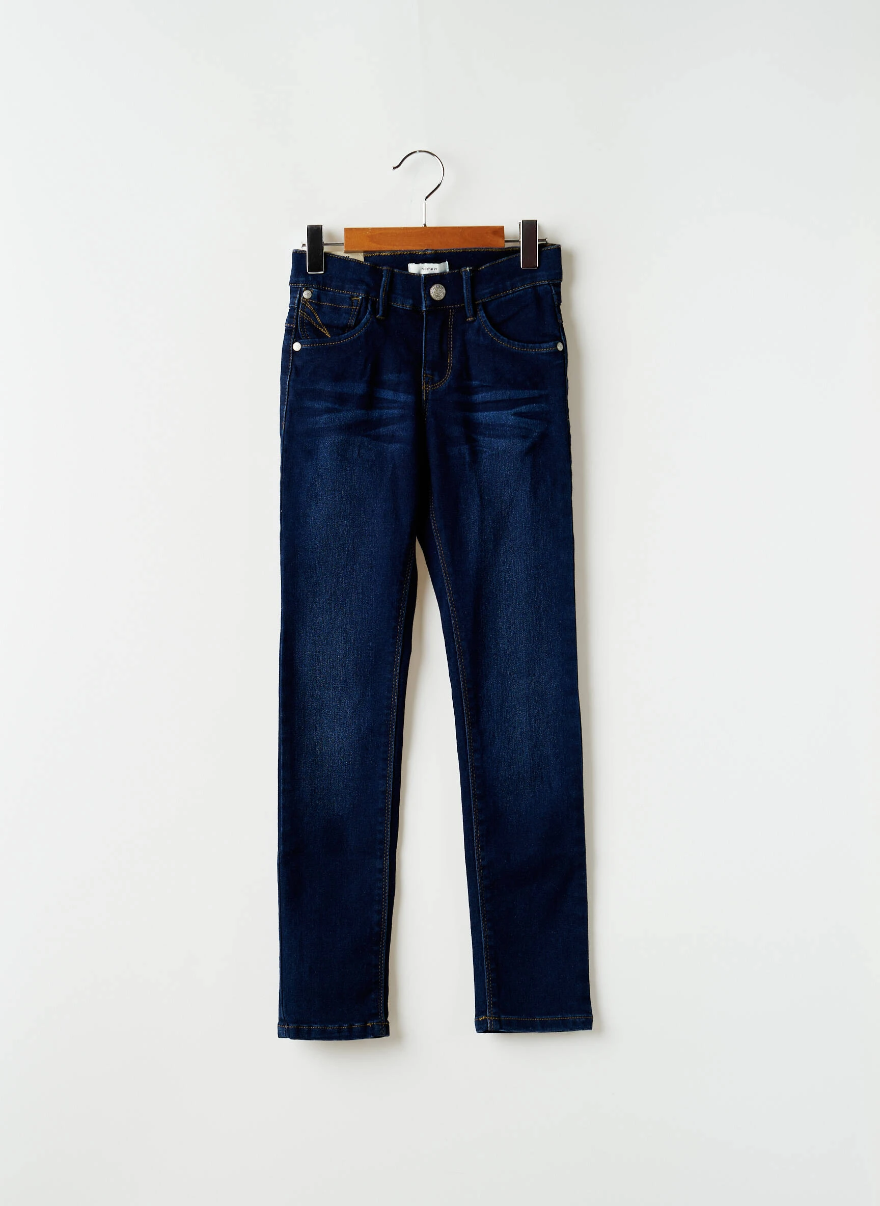 Name It Jeans Coupe Slim Enfant Couleur Bleu