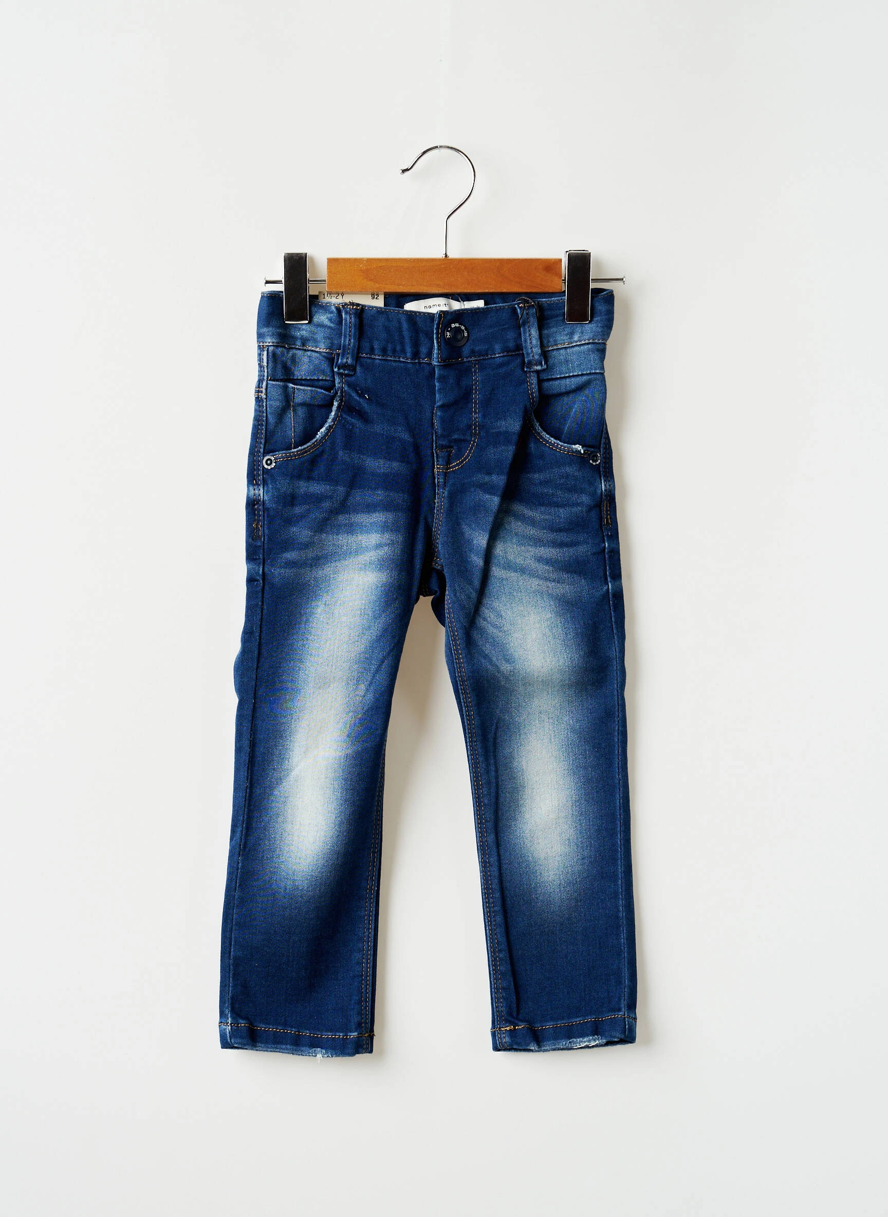 Name It Jeans Coupe Slim Enfant Couleur Bleu