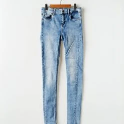 Only Jeans Coupe Slim Enfant Couleur Bleu