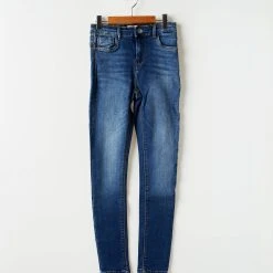 Only Jeans Coupe Slim Enfant Couleur Bleu