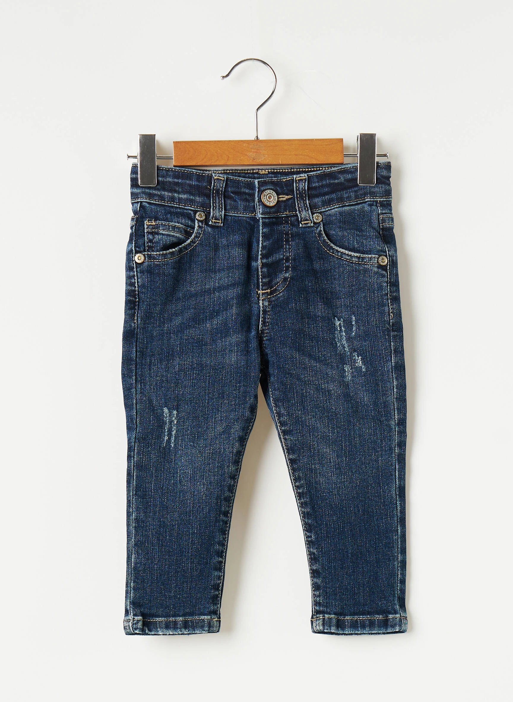 Please Jeans Coupe Slim Enfant Couleur Bleu