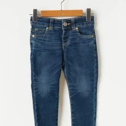 Please Jeans Coupe Slim Enfant Couleur Bleu