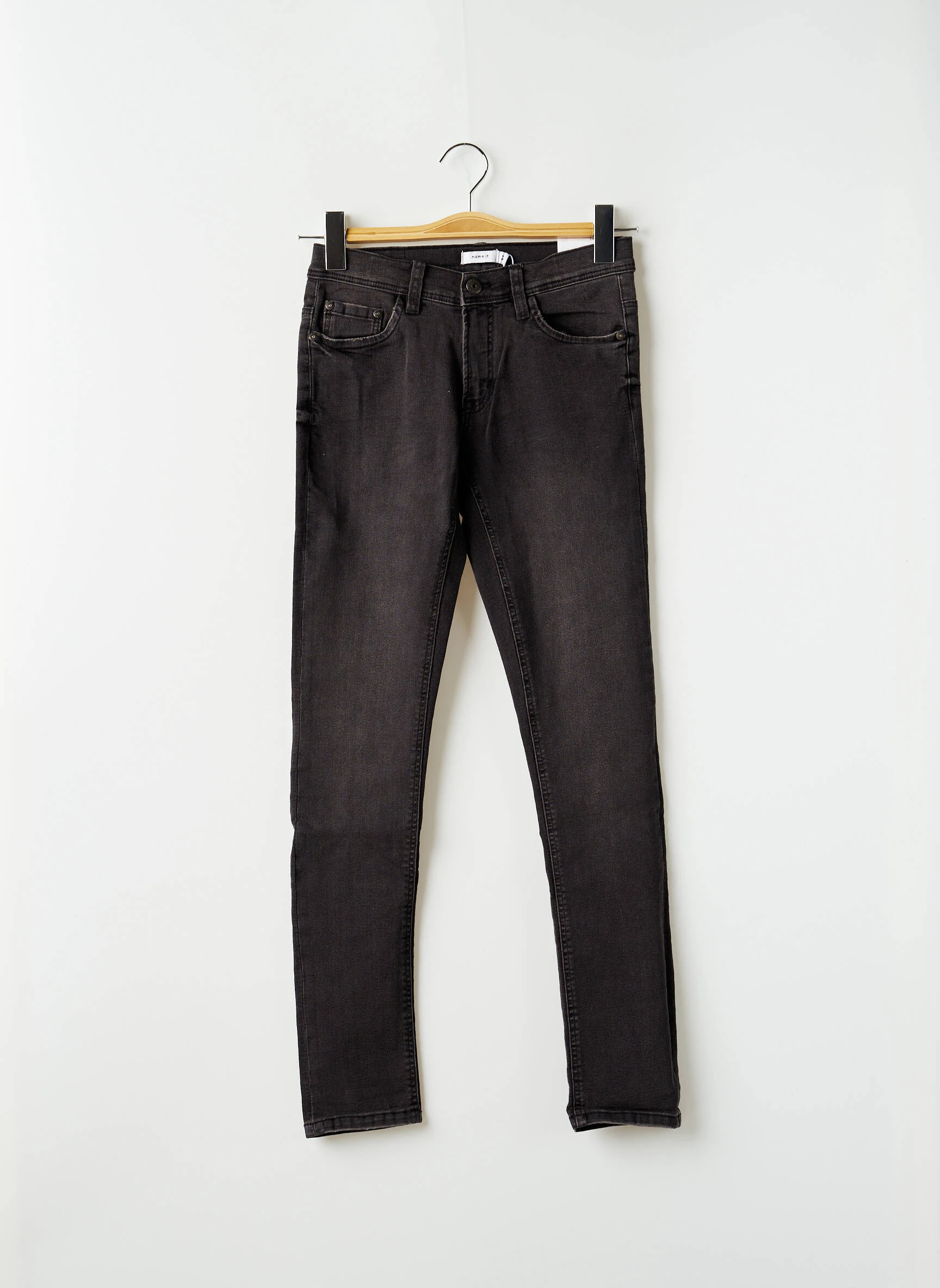 Name It Jeans Coupe Slim Enfant Couleur Gris