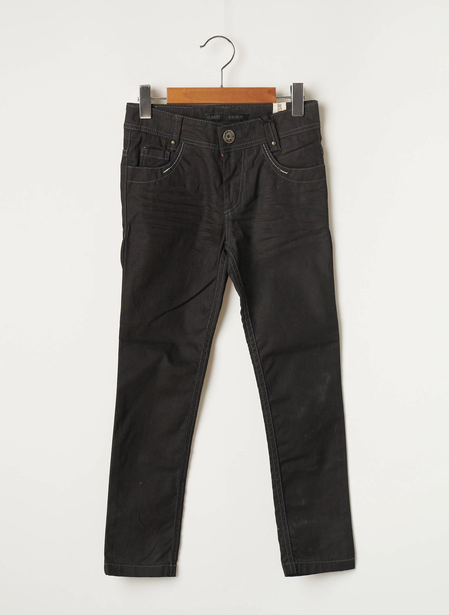 Ikks Jeans Coupe Slim Enfant Couleur Noir