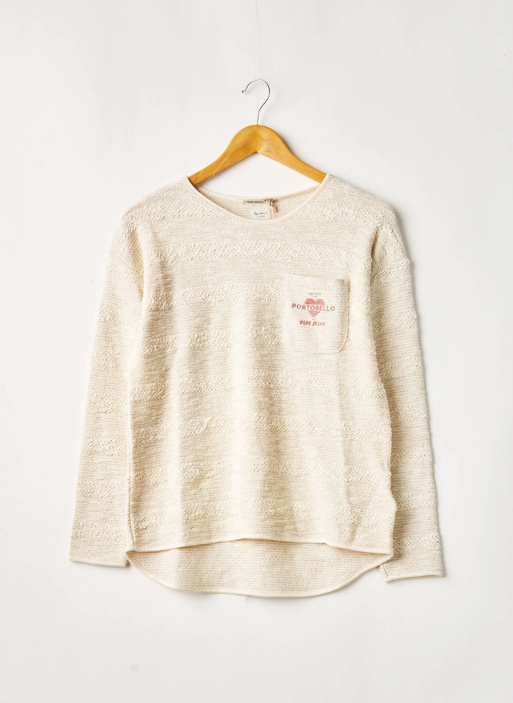 Pepe Jeans Pull Tuniques Fille Couleur Beige