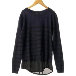 Le Temps Des Cerises Pulls Fille Couleur Bleu