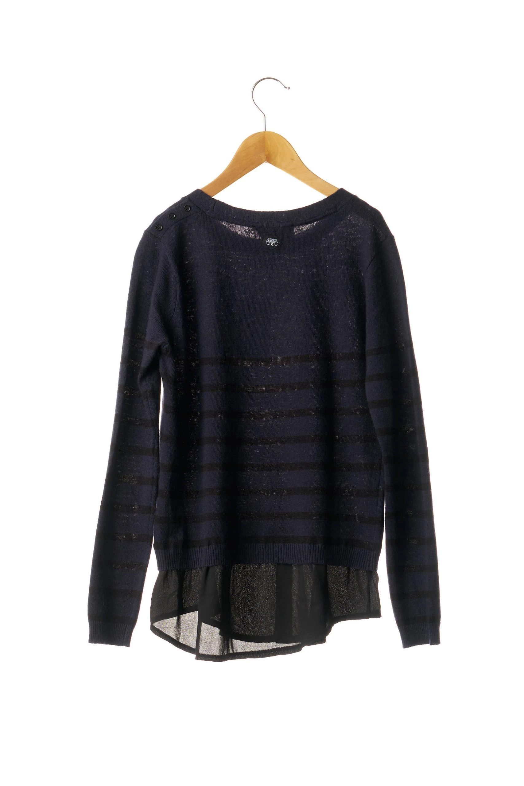 Le Temps Des Cerises Pulls Fille Couleur Bleu – Image 2