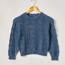 Only Pulls Fille Couleur Bleu