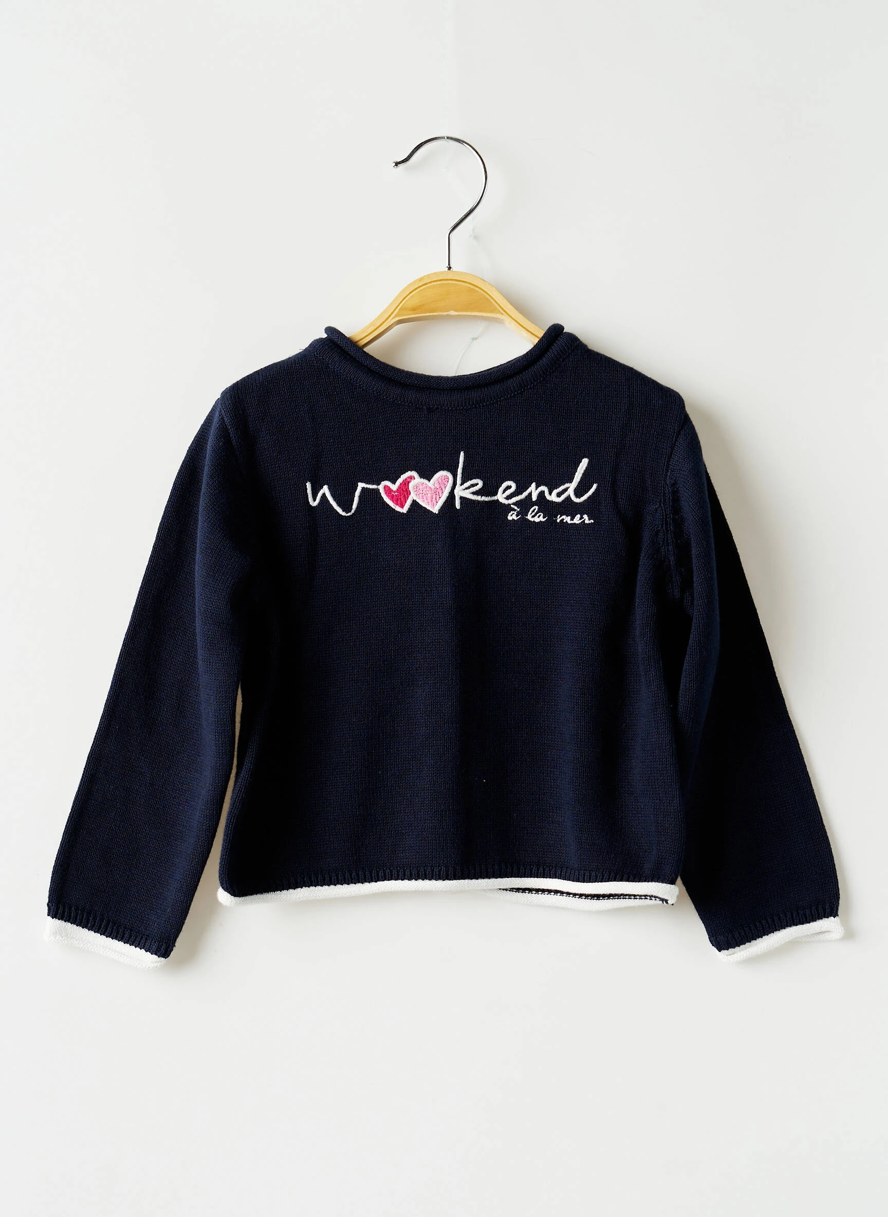 Week End A La Mer Pulls Fille Couleur Bleu