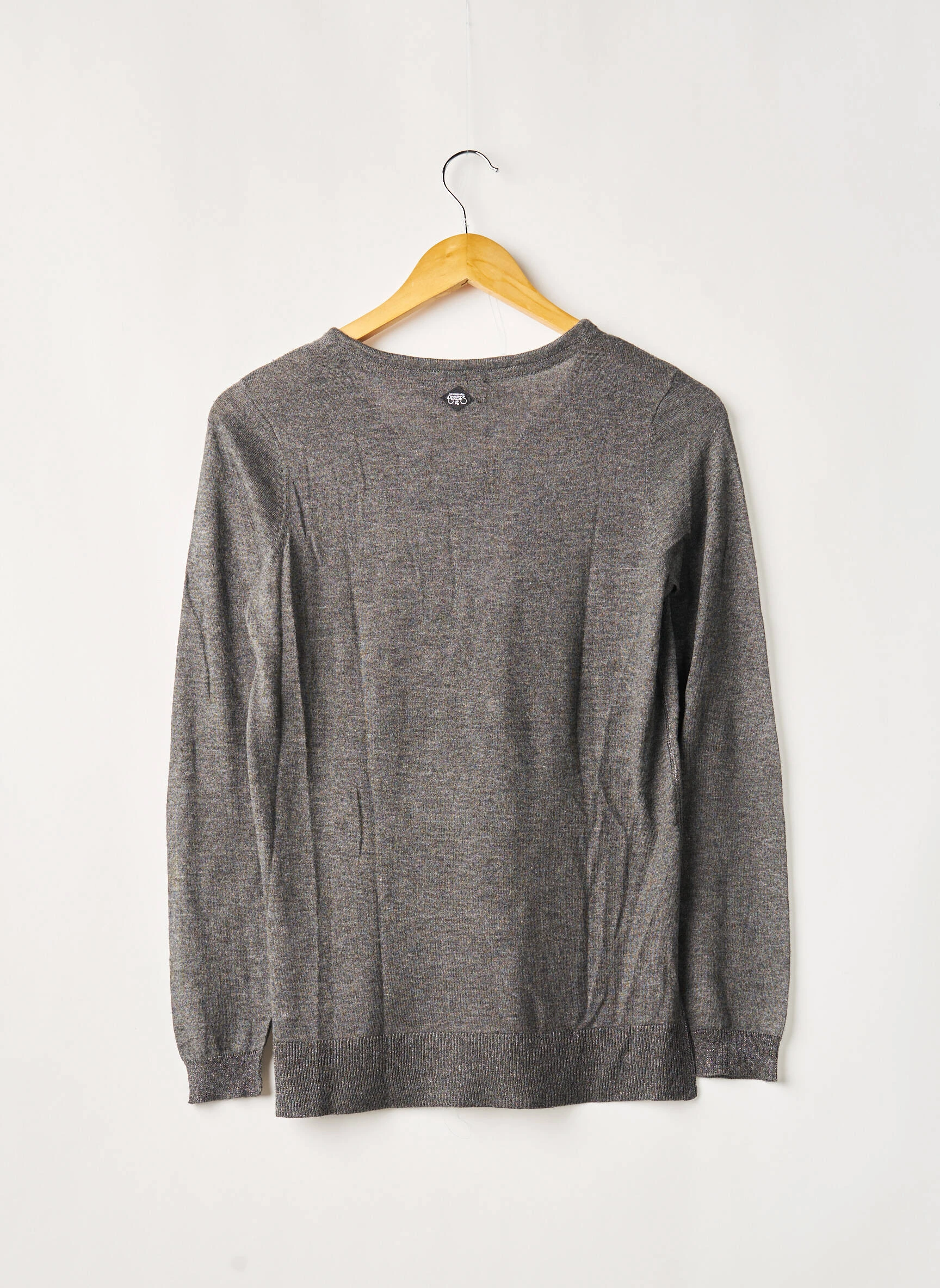 Le Temps Des Cerises Pulls Fille Couleur Gris – Image 2