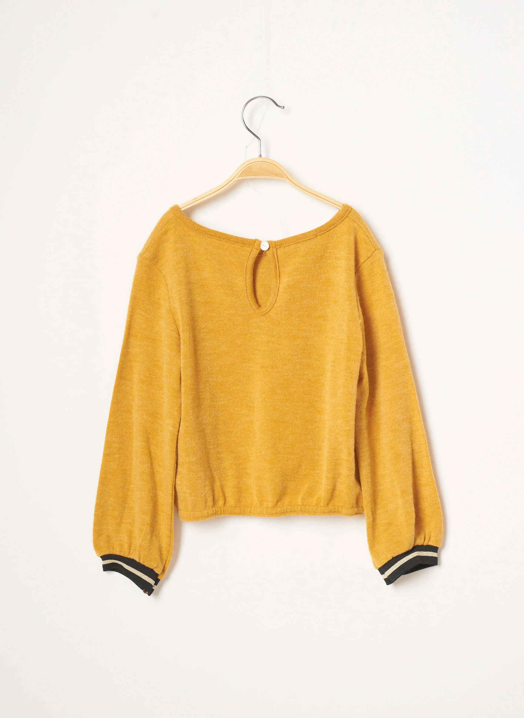 Naf Naf Pulls Fille Couleur Jaune – Image 2