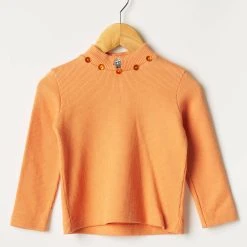 Floriane Pulls Fille Couleur Orange