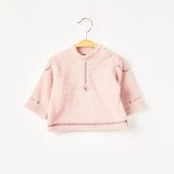Berlingot Pulls Fille Couleur Rose